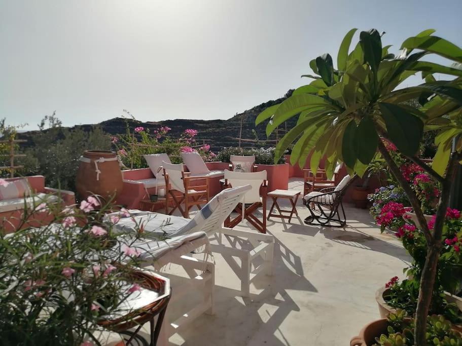 Casa Dei Melograni At Vourlidia Leros Villa Vromolithos Exterior foto